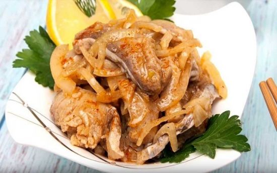 рыба с овощами