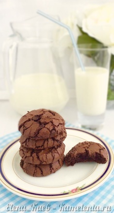 Приготовление рецепта Шоколадное печенье шаг 18
