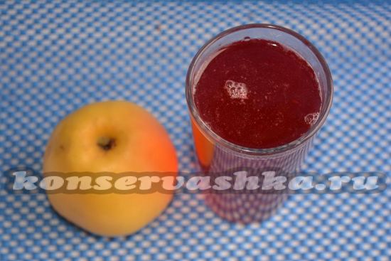 Компот из вишни и яблок - рецепт с фото