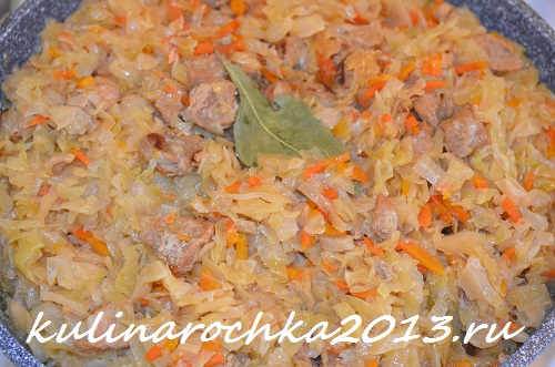 капуста тушёная с мясом капуста тушёная с мясом