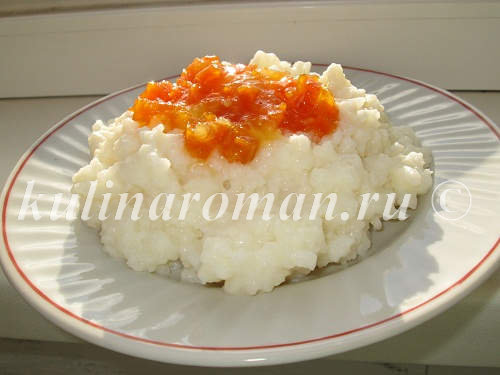 рисовая каша в мультиварке на молоке