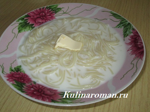молочный суп с макаронами молочный суп с макаронами вермишель