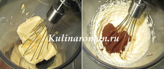 шоколадно-маслянный крем для торта