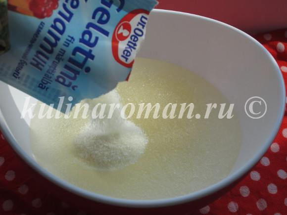 желейный торт с персиками желейный торт с персиками