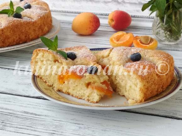 абрикосовый пирог вкусный рецепт
