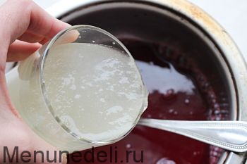Желе из клюквы Желе из клюквы