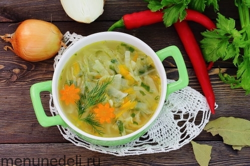 Луковый суп с капустой Луковый суп с капустой