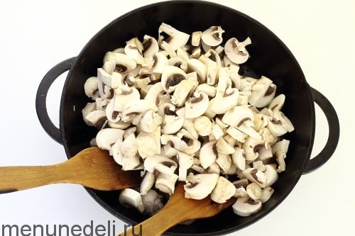 Жареная картошка с мясом и грибами Жареная картошка с мясом и грибами