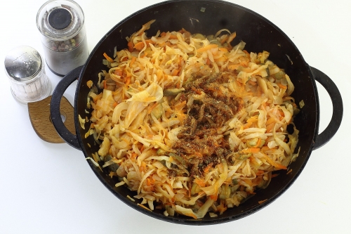 Тушеная капуста с кабачками на гарнир Тушеная капуста с кабачками на гарнир