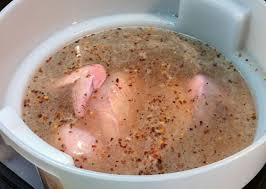 Brine a chicken in order to cook a tough chicken