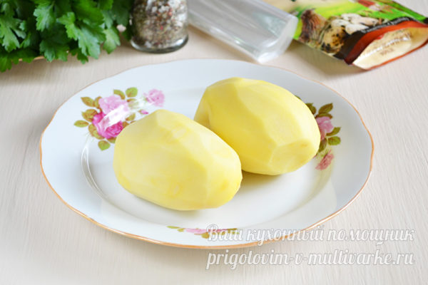 Очищенный картофель
