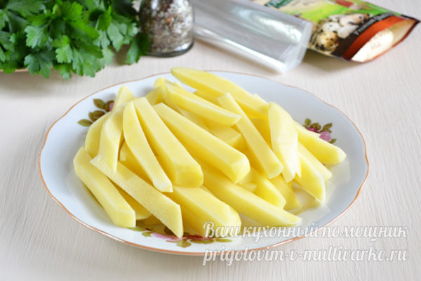 Брусочки картофеля