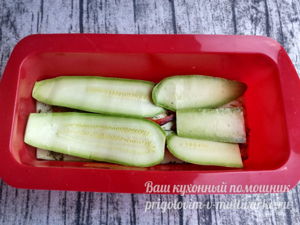 слой кабачков
