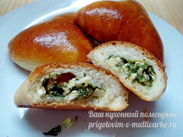 пирожки с яично-луковой начинкой