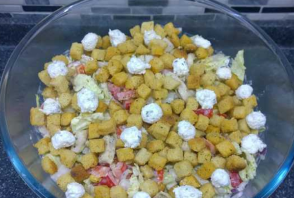 Салат из пекинской капусты с курицей «Ревнивец»