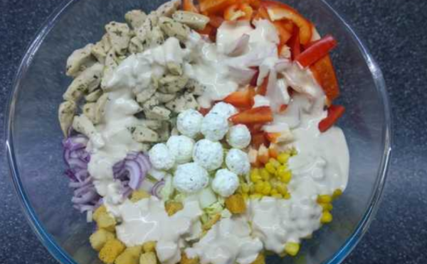 Салат из пекинской капусты с курицей «Ревнивец»
