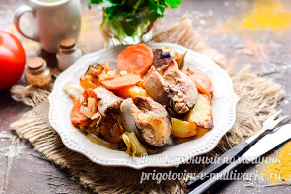 скумбрия с картошкой в духовке