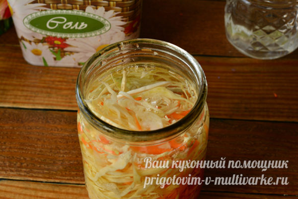 залить маринадом
