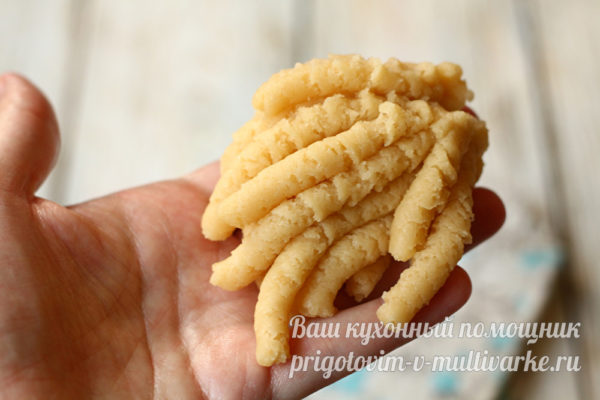 формируем печенье