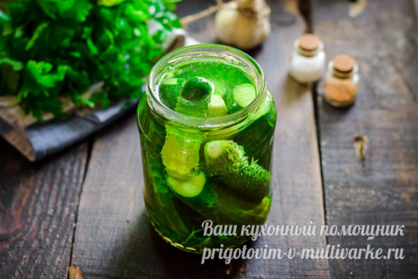 залить рассолом