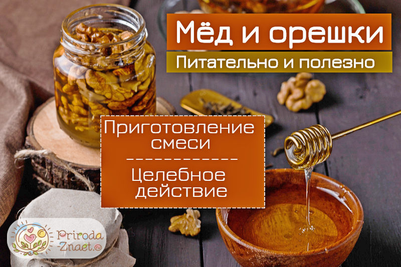 Орехи с медом Орехи с медом