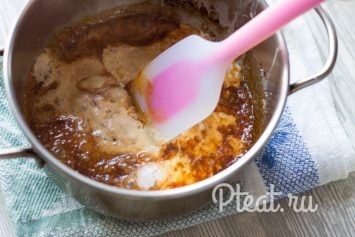 Шоколадный мусс с карамелью Шоколадный мусс с карамелью