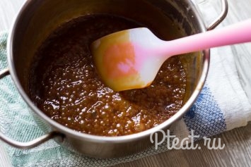 Шоколадный мусс с карамелью Шоколадный мусс с карамелью