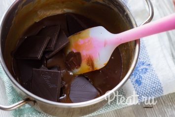 Шоколадный мусс с карамелью Шоколадный мусс с карамелью