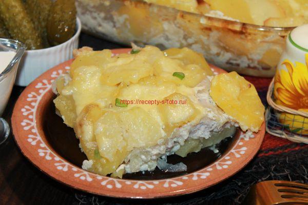 картофель с мясом