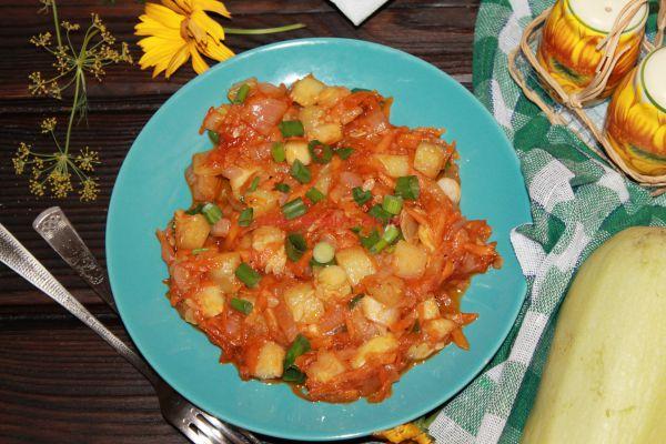 кабачки с морковью
