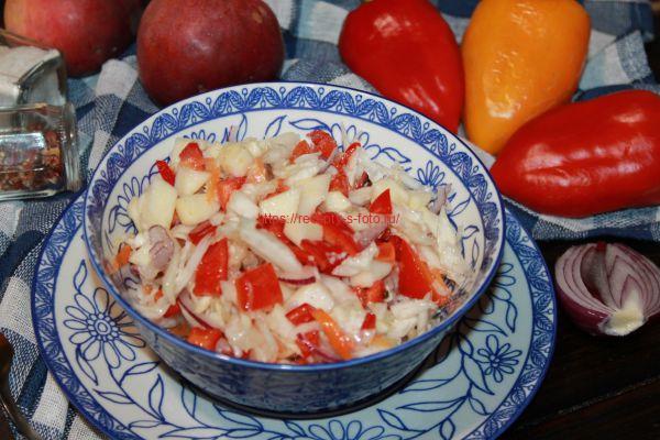 квашеная капуста в салате