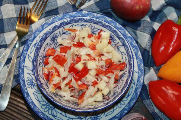 салат из квашеной капусты