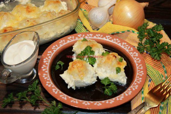 куриные шарики в духовке