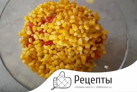 Рецепты салатов с курицей и консервированной фасолью 1525100669_1