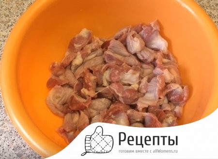 Рецепты салатов с куриными желудками 1525128375_1