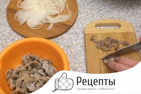 Рецепты салатов с куриными желудками 1525128375_1