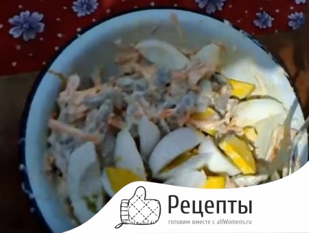Рецепты салатов с куриными желудками 1525128375_1