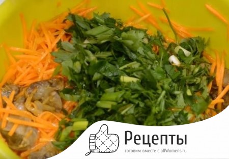 Рецепты салатов с куриными желудками 1525128375_1