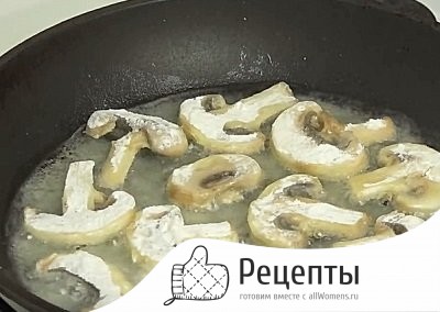 Рецепты приготовления шампиньонов на сковороде 1529850488_1