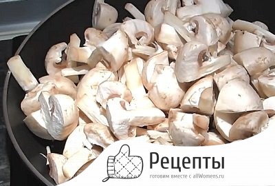 Рецепты приготовления шампиньонов на сковороде 1529850488_1
