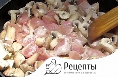 Рецепты приготовления шампиньонов на сковороде 1529850488_1