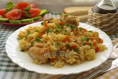 Фото рецепта Плов с курицей
