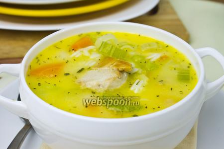 Фото рецепта Куриный суп с овощами