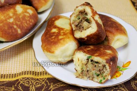 Фото рецепта Сочные жареные пирожки с мясом