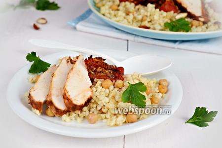 Фото рецепта Салат с булгуром и курицей
