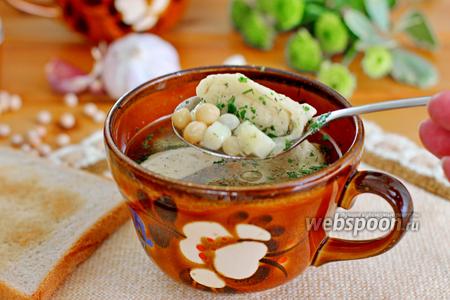 Фото рецепта Гороховый суп с клёцками в мультиварке