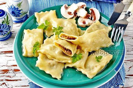 Фото рецепта Равиоли с грибами