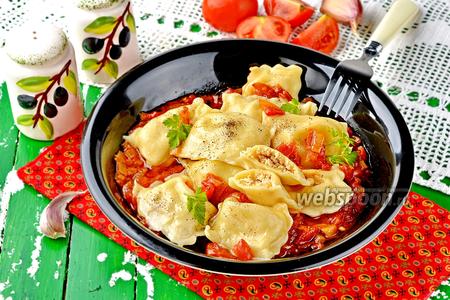 Фото рецепта Равиоли с курицей