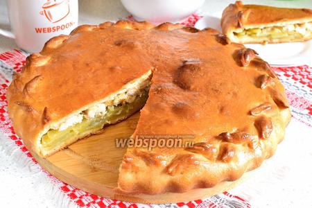 Фото рецепта Пирог с курицей и картошкой