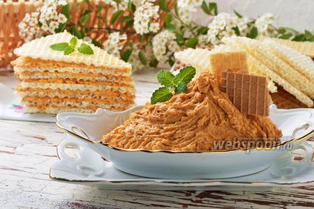 Фото рецепта Крем для вафельных коржей